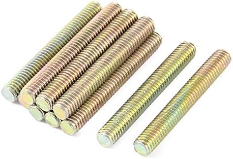Аексит 1мм на ноктите, завртки и сврзувачки елементи M6 x 45mm Целосна навој на сите нишки шипки од шипка од бронзен тон на орев и завртки