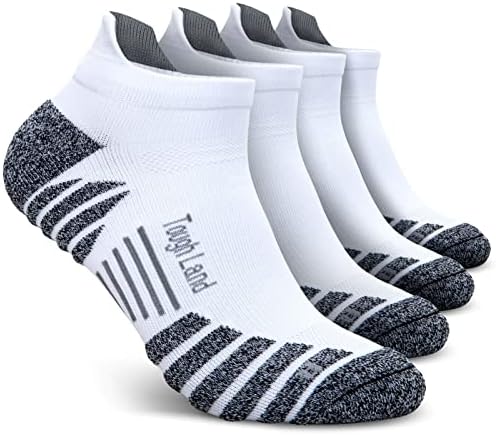 Тешки Копнени Чорапи За Жени Мажи Поддршка За Компресија На Глуждот Лак Амортизирани Атлетски Чорапи Со Низок Крој