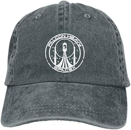 Falcon Heavy SpaceX Бејзбол капа за бејзбол машка каскета прилагодлива капа за камиони за жени