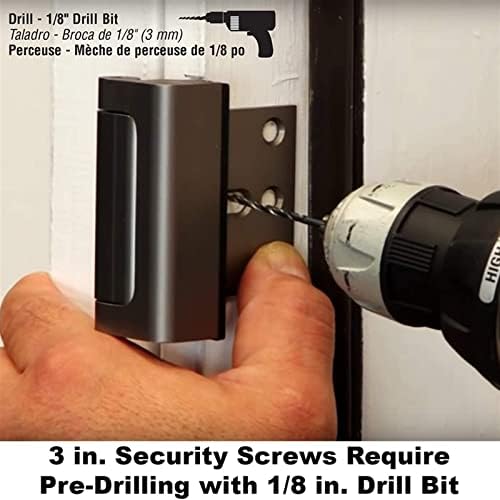 WTAIS Домашна безбедност на вратата за заклучување на вратата за заклучување на вратата за засилување Престанете да издржи 800 фунти