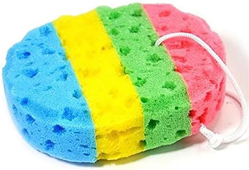 Jkyou Exfoliating Washclott Bath Sponge за чистење на телото за ексфолирачки четки за тело, пилинг на кожата чистач на кожата за миење садови