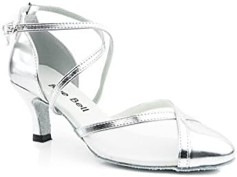 Bluebell чевли рачно изработени женски салса салса свадбени натпревари за танцувачки чевли Стил: anоан 2,5 Пепела