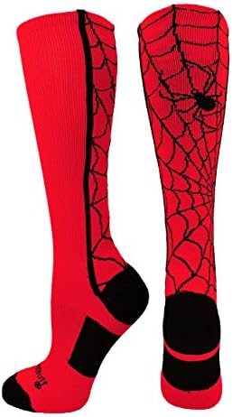 Madsportsstuff Crazy Spider Web преку атлетските чорапи на телето