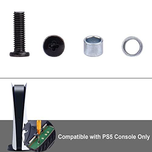 IKPEK 1pcs PS5 SSD Завртка и 1pcs Прстен Замена За Sony PS5 Playstation 5 Конзола Цврста Состојба Диск