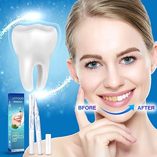 Белење на заби за заби, 20+ употреба, ефективна, безболна, без чувствителност, пријателски за патување, лесна за употреба, убава