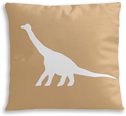 BLMKJH Диносаурус покрива повеќебојно фрлање перница за перници за перница за перница за софа домашен кревет декоративен 18 x18