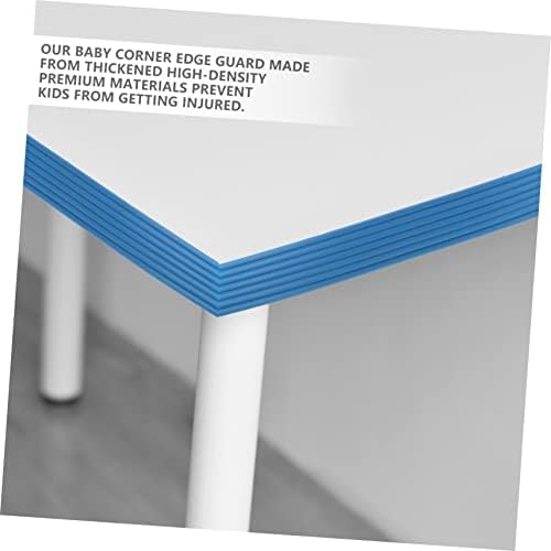 Doitool Crib Bumper 3 ролни за докажување на синиот мебел агол w Дома камин браник чувари и мултифункционална заштита на небото заштита безбедно