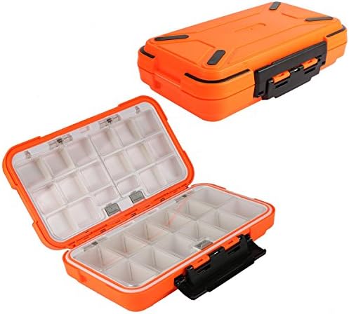 GoTure Мала кутија за справи, водоотпорни кутии за мами за риболов, мамка за складирање на пластични додатоци за пластични додатоци