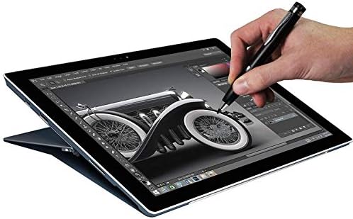 Digitech Broonel Black Fine Point Digital Active Stylus Pen компатибилен со Asus Zenbook Flip 15 UX562FD