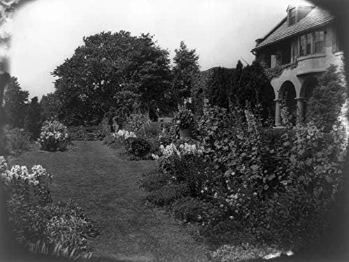 Бесконечни фотографии 1918 Фото: Алгатер | Семејството Хорацио Гејтс Лојд | Формални градини | Хаверфорд, ПА | Гроздобер декор на фотографии