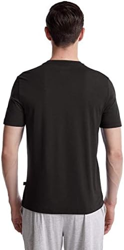 Бамбус кул машки маици цврсти кратки ракави со маица со маица со маица со маица со бамбус вискоза маица за мажи