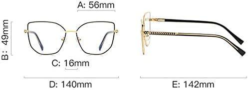 Resvio жени Менс метални рамки за читање очила рачно изработени квадратни мачки очи читачи злато црно