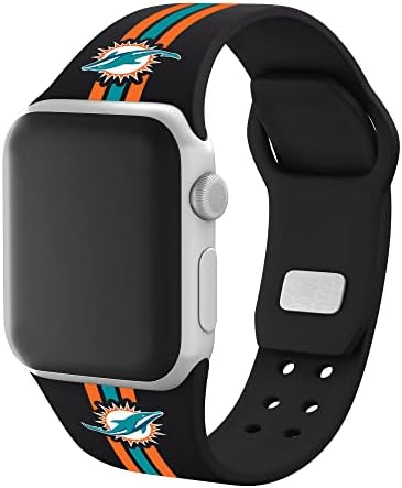 Игра Време Мајами Делфини HD Часовник Бенд Компатибилен Со Apple Watch