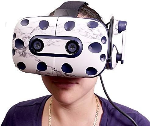 Mothyskins Кожата Компатибилна СО HTC Vive Pro VR Слушалки-Цвеќе Во Боја На Вода | Заштитна, Издржлива И Уникатна Обвивка Од Винил