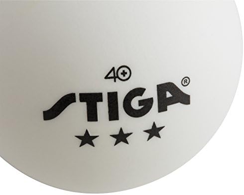 СТИГА Турнир-Квалитетни Топчиња За Пинг-Понг Со 3 Ѕвезди-Официјална Големина И Тежина од 40 мм-Крајна Издржливост И Топчиња
