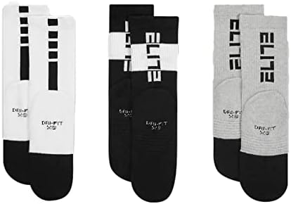 Чорапи на елитната екипа на елитната екипа на Најк Мали деца, 3 пакувања