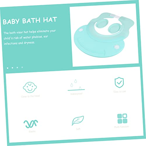 Toyvian бебе шампон капа Детска шампон капачиња за туширање за деца бебе бања визир дете за туширање капа за туширање бебе бања визир шампон