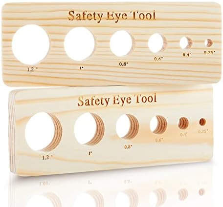 2 парчиња помошна алатка за приложување на безбедносни очи и алатка за вметнување на очи за безбедносни очи Алатки за капчиња за DIY занаетчиски