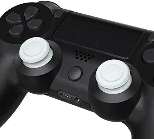 екстремни Бели Замена 3Д Џојстик Палци ЗА PS5 Контролер, Аналогни Палецот Стапчиња Со Шрафцигер ЗА PS4 Тенок Про Контролер