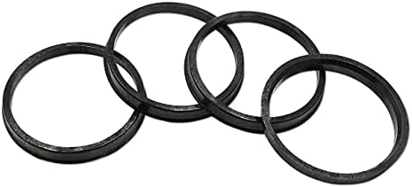 GoldensUnny 87,1 до 78,1 центар за центрични прстени, црни пластични хубцентрични прстени компатибилни со Chevy Silverado Tahoe