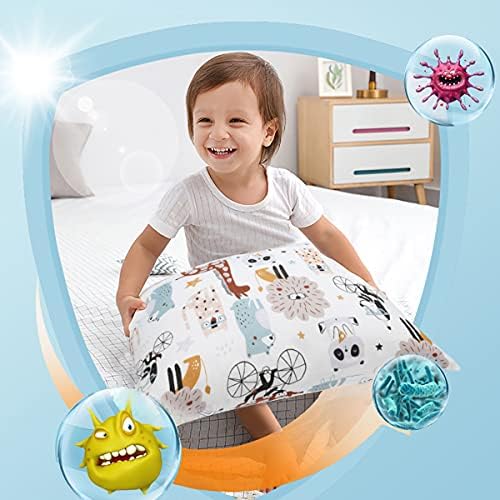 Перница за мали деца од лихабилал, една мека дете од 13х18 мека дете со две органски памучни перници, перница за мали деца