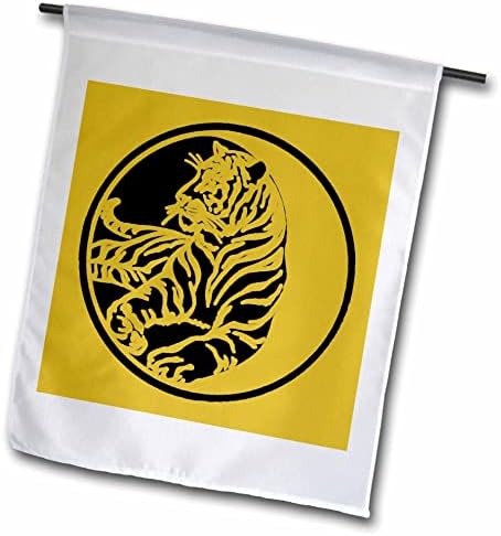 3drose тигар силуета во племенска векторска уметност во стил на тетоважа - знамиња