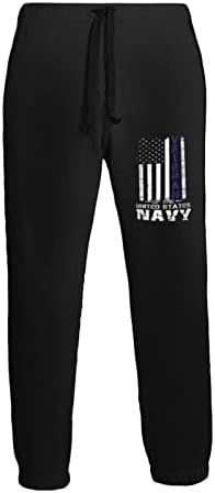 Фадахаотер Ветеран На Американската Морнарица Машки Спортски Панталони И Спортски Панталони за Фитнес Трчање