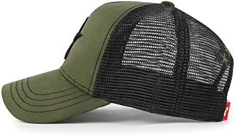 Ililily Premium Star Grazone Contoner Chomcher Hat Distred Baseball Cap