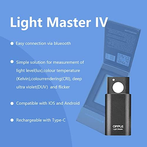Господар на светлина од светлина 4, светлосен мерач на светлина, светлосен мерач на луксузен мерач на илуминометар Сензор за движење
