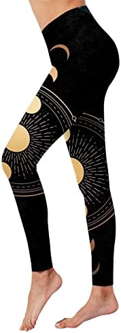 ЕТКИЈА Женска Летна Облека Женски Секојдневен Принт За Трчање Панталони За Вежбање За Контрола На Денот Пилатес Панталони За Слабеење