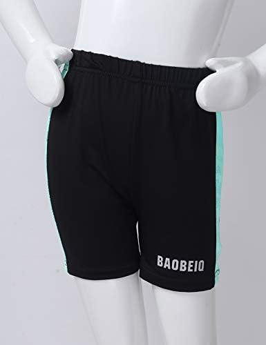 РЕНВЕНА ДЕЦА Момци Еластични букви на половината, печатени атлетски шорцеви страни, тренинг за дизајн, спортска облека за спортска облека