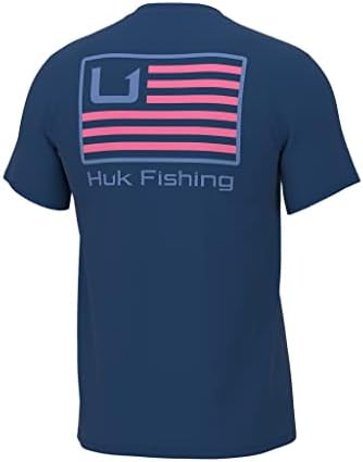 ТЕЕ за изведба на кратки ракави на Huk, маица за риболов
