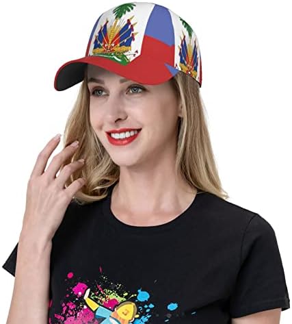 Персонализирана хаити знаме Бејзбол капа Snapback тато капа прилагодлива капа за камиони за мажи жени