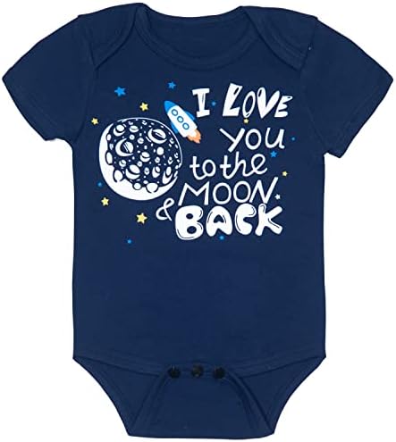 Машко момче простор тема облека новороденче, те сакам на месечина и грб бебе туш за новороденчиња, облеки за ромпер панталони