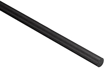 HWASH цврсто јаглеродно влакно шипка, црна 1мм 2мм 3мм 4мм 5мм 6мм 7мм 8мм 9мм -18мм засилување на шипка со голема јачина мала тежина за DIY 1