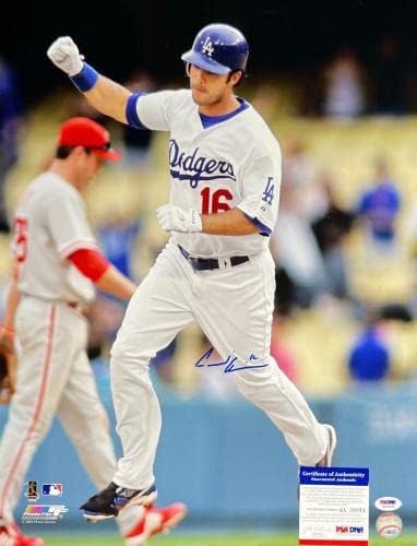 Андре Етиер Лос Анџелес Доџерс потпиша фотографија 16x20 PSA 4A38934 - Автограмирани фотографии од MLB