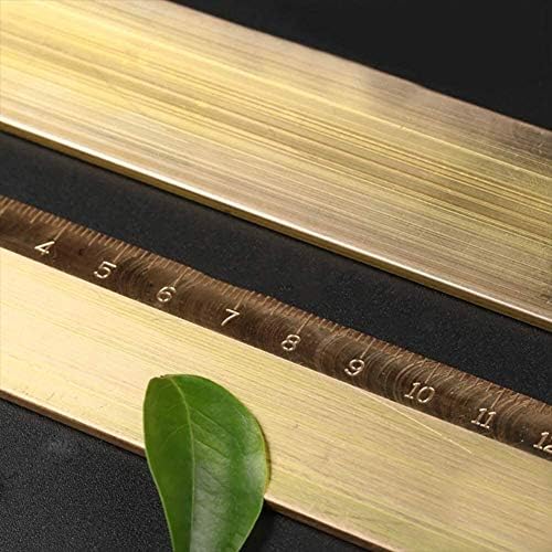 Плоча за месинг со месинг на Yiwango од H59 CU CNC Model Model Model DIY Контракција Дебелина: 10 mm чист бакарен лист