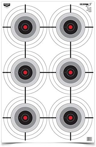 Birchwood Casey Eze-Scorer Multi-Bull-Eye Target, 23 x 35-инчи
