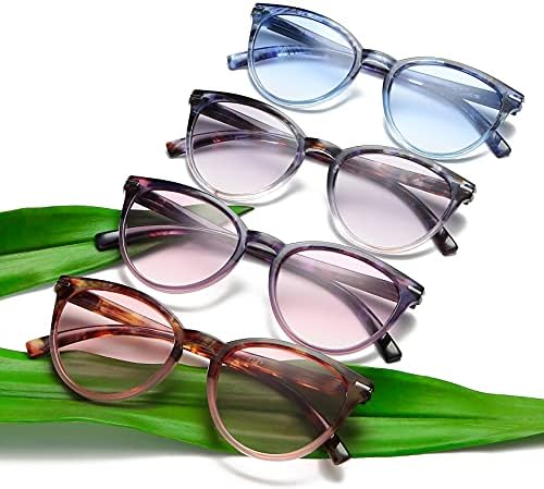 Беви дами стилски очила за читање Cateye читач со пролетни шарки читатели на очила со голема вредност