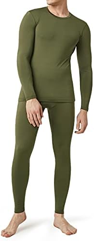 Термички долна облека за мажи во Лапаса, поставено меко руно, наредено долго lightонс, светлина/средна/тешка тежина на основа и дно M11/M24/M57