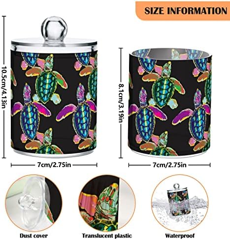 Inewgogo морски желки 2 пакувања памук британски држач за држачи на топката Организатор диспензерот пластични тегли со апотекарски тегли