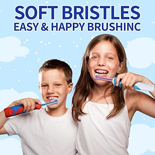Глави за четки за замена на Thisong Kids за орална Б, Професионална прецизност за чистење на четки за заби за замена на четки за заби, компатибилни