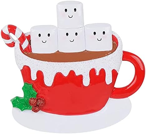 2021 Божиќна смола за приврзоци Божиќно кафе -кафе -куки за куки за украси