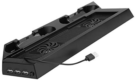 Вентилатор ЗА ладење ЗА PS4 Модерен Држач За Црно Ладење Контрола На Температурата Издржлив За Playstation 4 Конзола