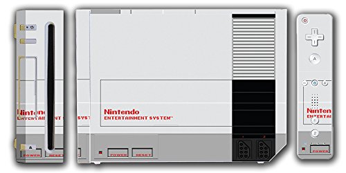 Класичен систем за конзола за забава Nintendo Design Retro NES Video Game Video Game Vinyl Decal Sking налепница за покривање на конзолата
