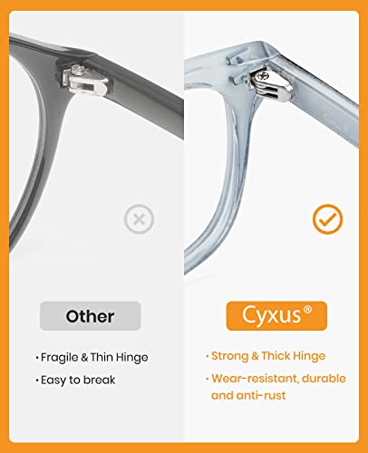 Cyxus 2-Пакет Сина Светлина Блокирање Очила За Мажи Жени Ретро Квадратни Рамка Анти Отсјај Екран Игри На Среќа Компјутерски