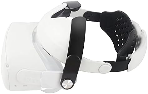 Лента за глава за Oculus Quest 2, прилагодлива, подобрена поддршка и намалување на удобниот допир на притисокот на главата