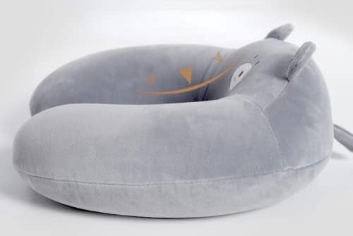 Nipogear Travel Pillow Лесна за носење мемориска пена патување вратот, брадата на главата и поддршката на вратот што може да се перат