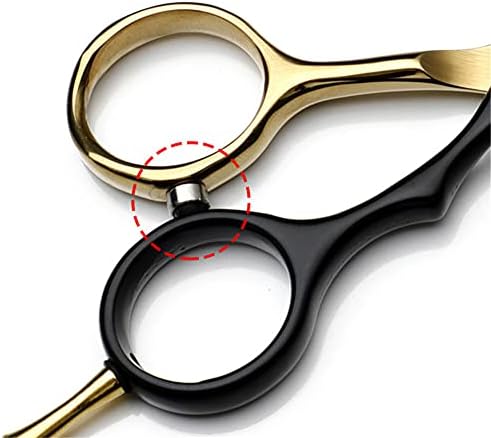 XJPB ножици за сечење коса Поставете фризерски ножици комплет за сечење ножици за слабеење од не'рѓосувачки челик 5,5/6,0 инчи за бербер