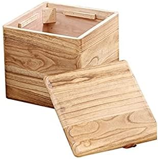 Столче за складирање на ганфанрен, мултифункционална дрвена играчка за складирање столче за завршување на кутијата со силна лежичка дрвена